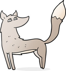 cartoon wolf