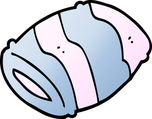 vector gradient illustration cartoon pillow