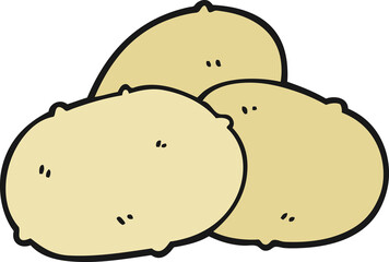 cartoon potatoes