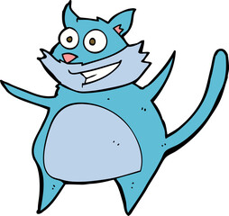 funny cartoon cat