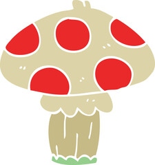 cartoon doodle toadstool