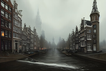 The Singel is a canal in Amsterdam which encircled the city in the Middle Ages. This famous part of the canal has spectacular houses and houseboats.Generative AI	