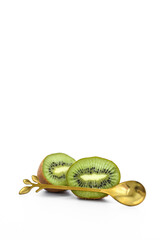 Kiwi on light background