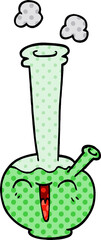 cartoon doodle bong