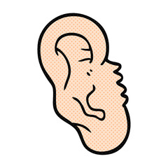 cartoon human ear