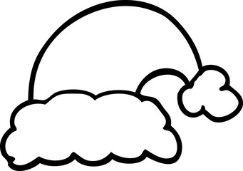 cartoon christmas hat