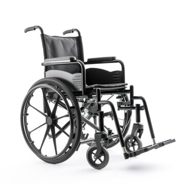 fauteuil roulant sur fond blanc