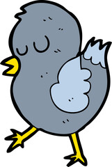 cartoon bird