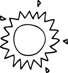 cartoon sun