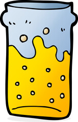 cartoon pint of beer