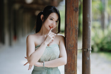 portrait of an asian girl