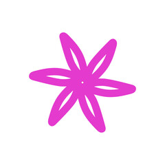 Blooming flower line icon