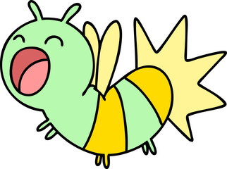 cute cartoon glow bug