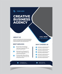 Creative Business flyer template with modern 