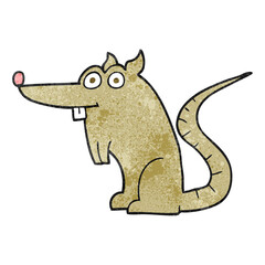 textured cartoon rat