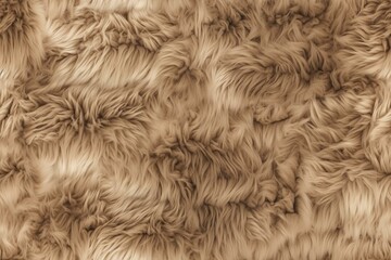 a soft, fluffy texture using faux fur fabric on a decorative accent rug, seamless pattern Generative AI