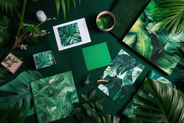 Tropical themed background for a touch of sophistication and luxury