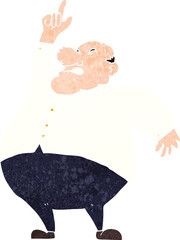 cartoon big fat boss