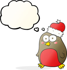 thought bubble cartoon robin