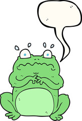 speech bubble cartoon funny frog