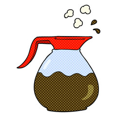 cartoon coffee jug