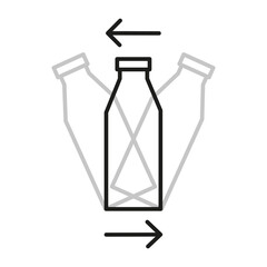 bottle shake icon. Cocktail party. Sport concept. Vector illustration.