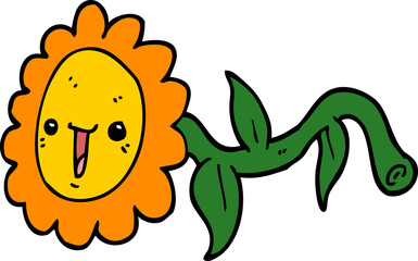 cartoon flower