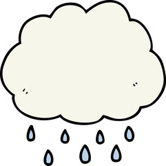 cartoon rain cloud