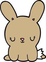 cute cartoon rabbit