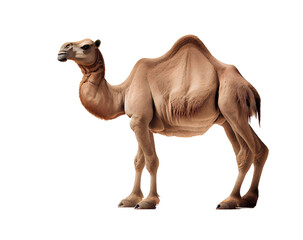 camel on a transparent background For decorating projects easily. generative AI