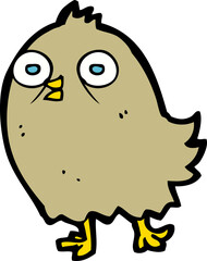 funny cartoon bird