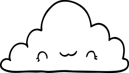 cute cartoon cloud