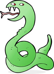 cartoon hissing snake