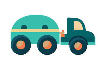 green truck toy