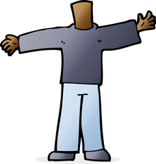 cartoon body with open arms  (mix and match cartoons or add own photos)