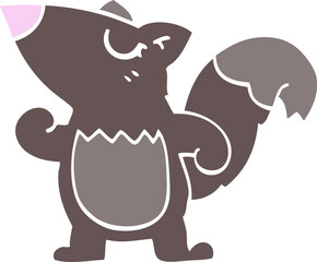 cartoon doodle squirrel