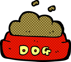 cartoon dog food