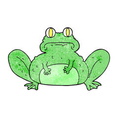 textured cartoon frog