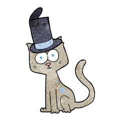 textured cartoon cat