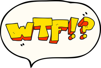 speech bubble cartoon WTF symbol