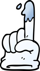 cartoon doodle medical glove