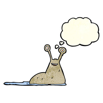 recommend clip art: cartoon slug with thought bubble