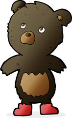 cartoon cute little bear
