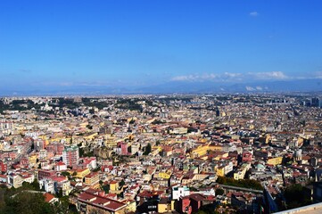 Fototapeta na wymiar viewpoint on the city of Naples