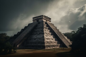 Chichén Itzá. Generative AI