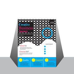 Vector layout template design for sports event, companies or any business related. Design with abstract flying rectangular shapes.