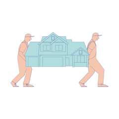 Moving Service Vector Illustration