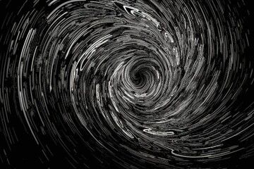 Black and white abstract finger swirl texture, Generative AI