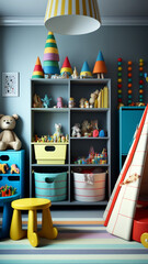 Cute, kids, room, decorate, modern, full for children, baby girl, baby boy, toys, unicorn, cars, furniture, cute, colorful, design