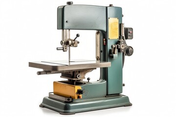 Isolated Band Saw on White Background, Generative AI